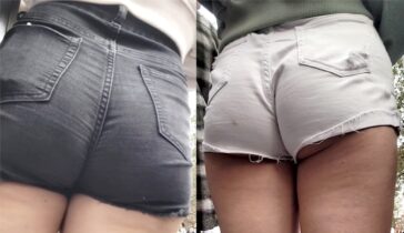 teen ass shorts voyeur