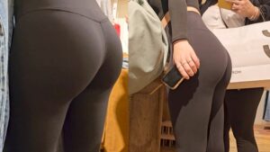 teens in leggings