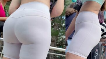 candid ass biker shorts creepshots