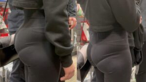 candid vpl teen leggings